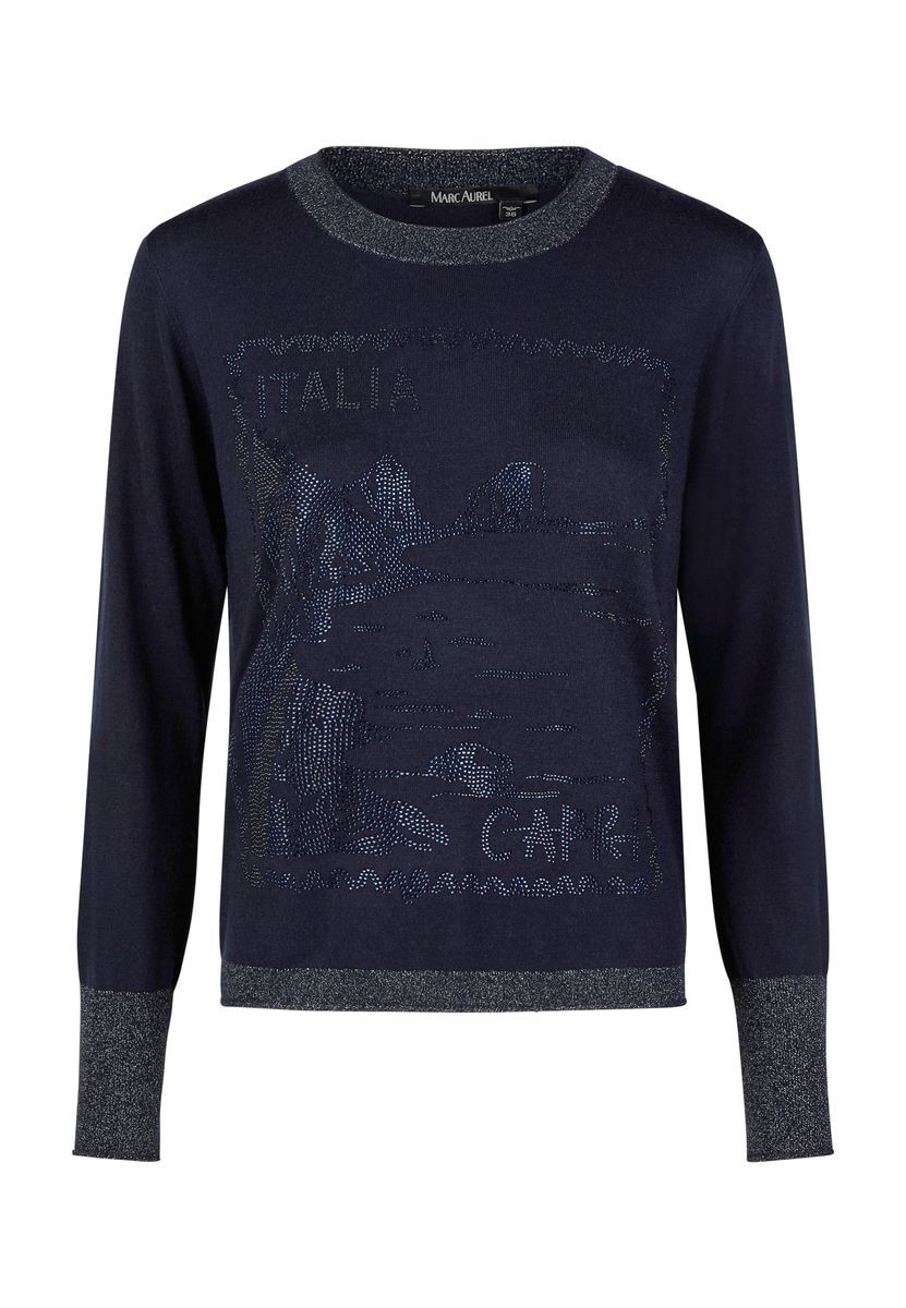 Pullover mit Strassmotiv