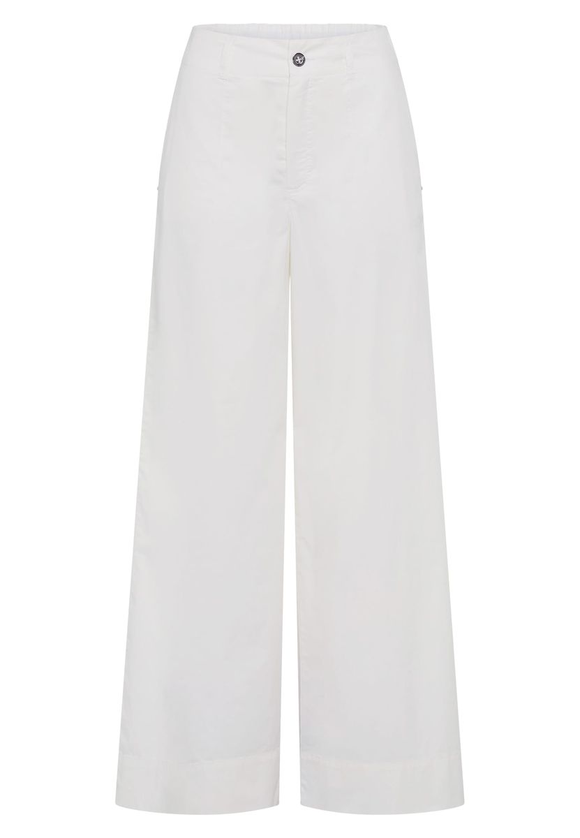 Baumwollhose mit weitem Bein
