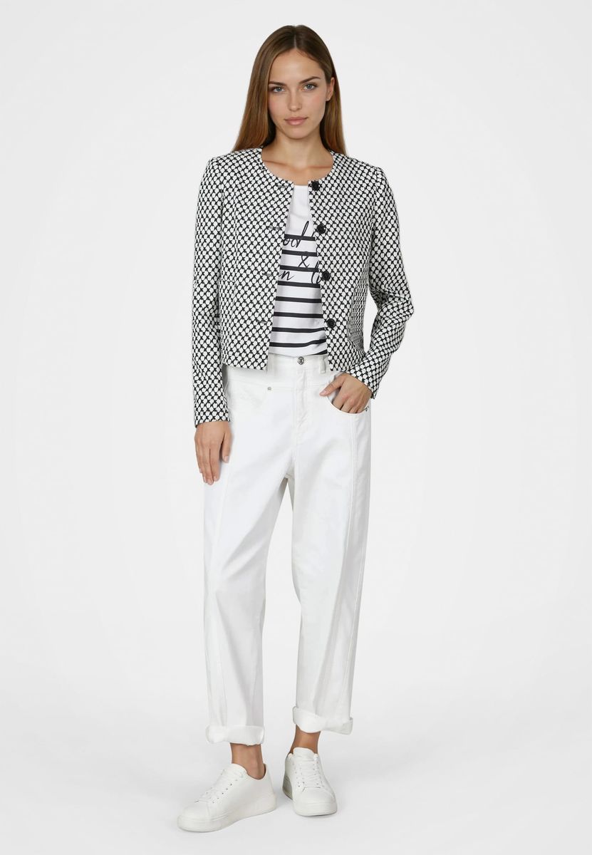 Jacke aus gemustertem Jacquard