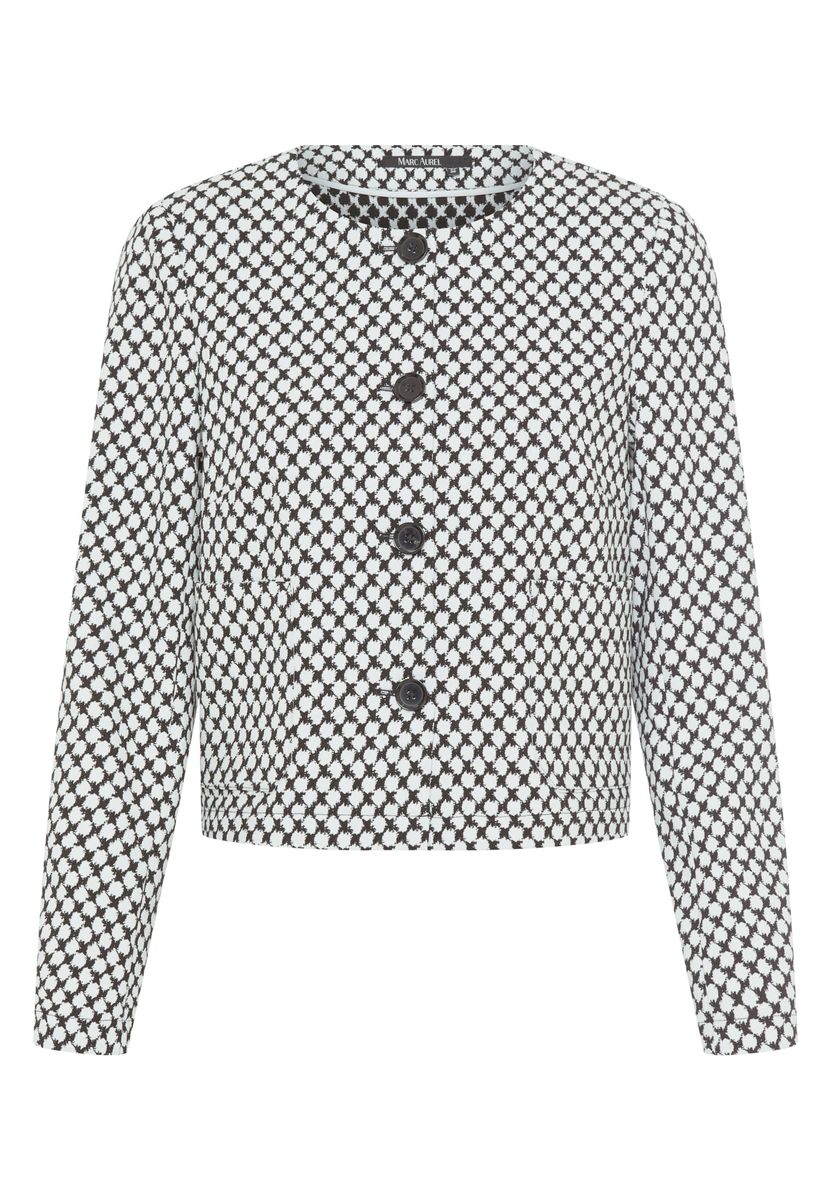 Jacke aus gemustertem Jacquard