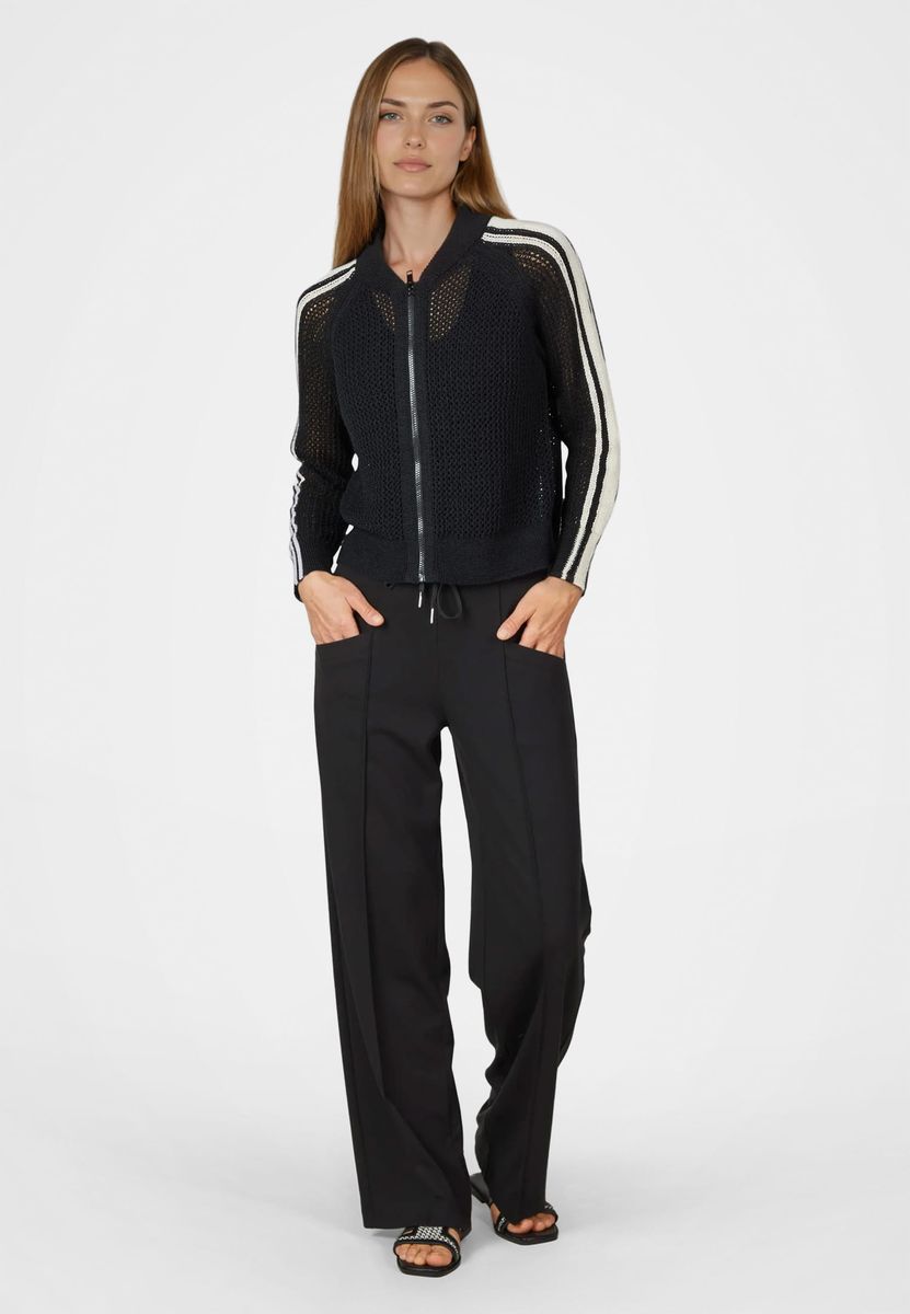 Hose aus strukturiertem Jersey