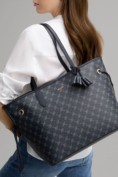 Joop! Cortina Lara Marineblau Shopper Tote Bag mit Quaste