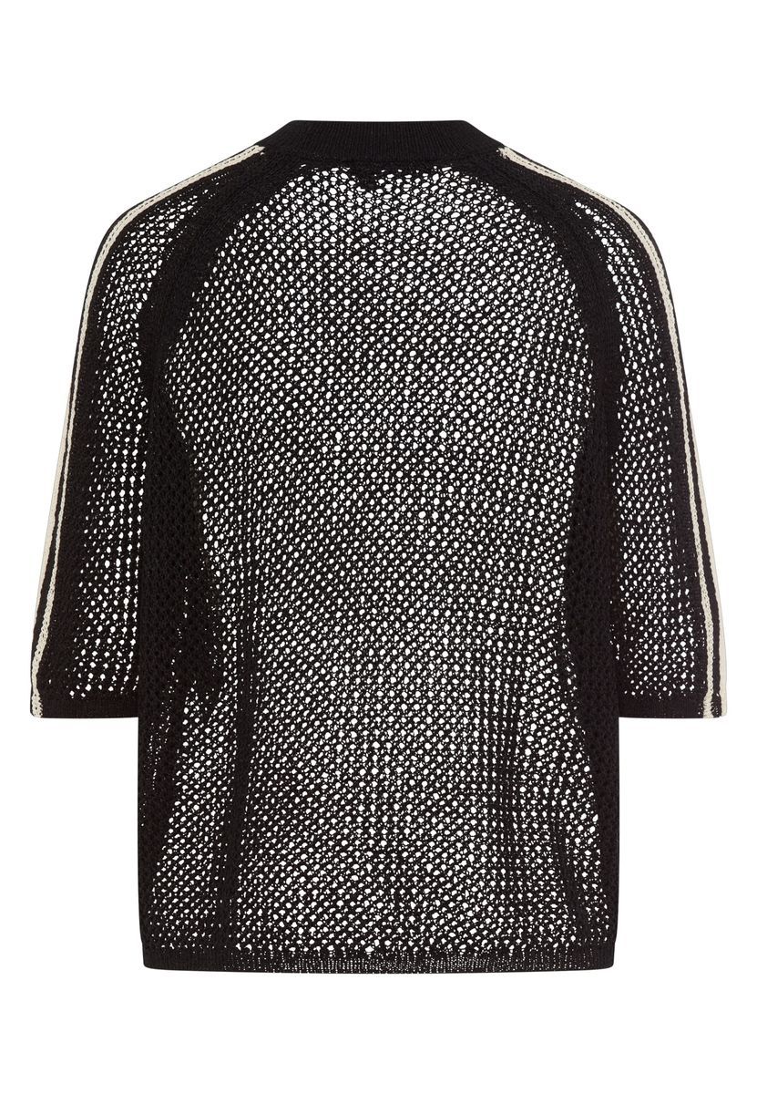 Pullover aus Netz-Struktur