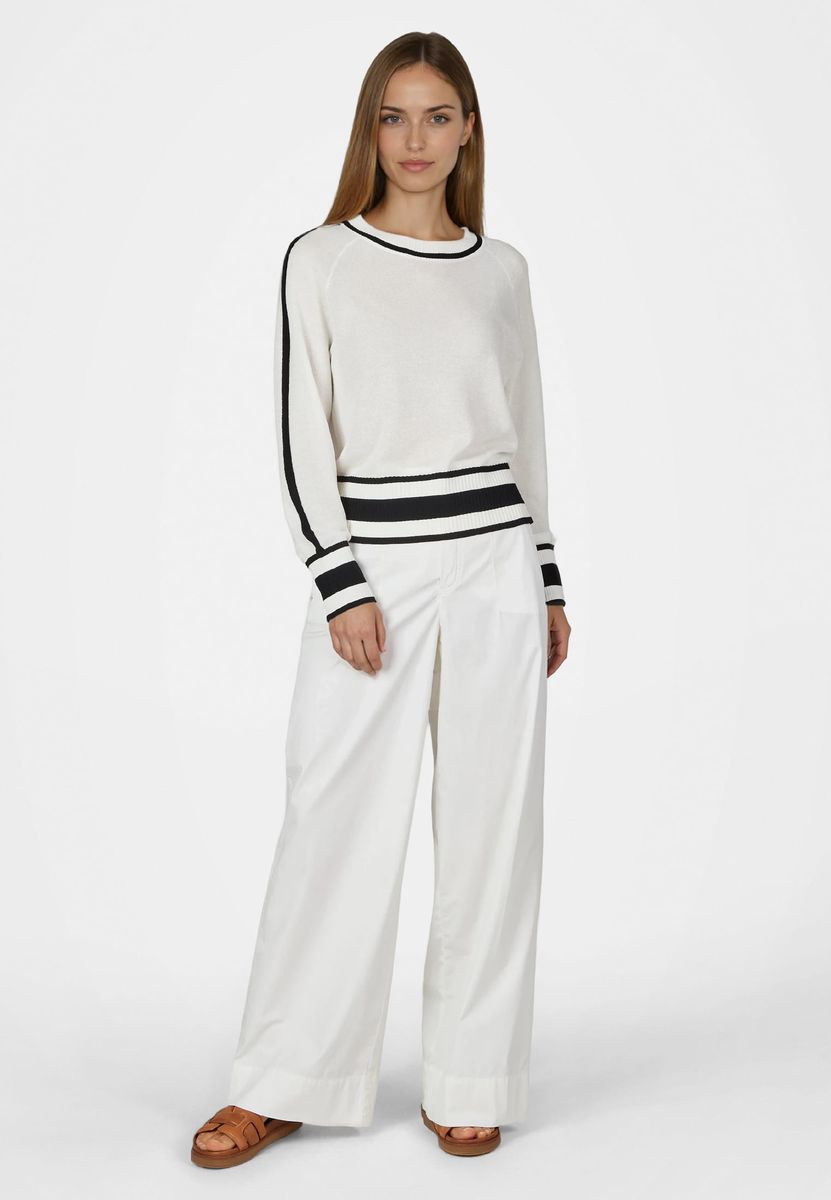Pullover mit Kontrast-Ringeln