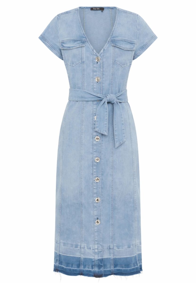 Jeanskleid in Midilänge