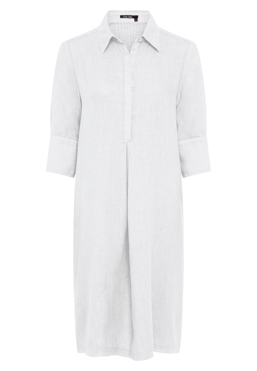 Leinenkleid mit Hemdkragen