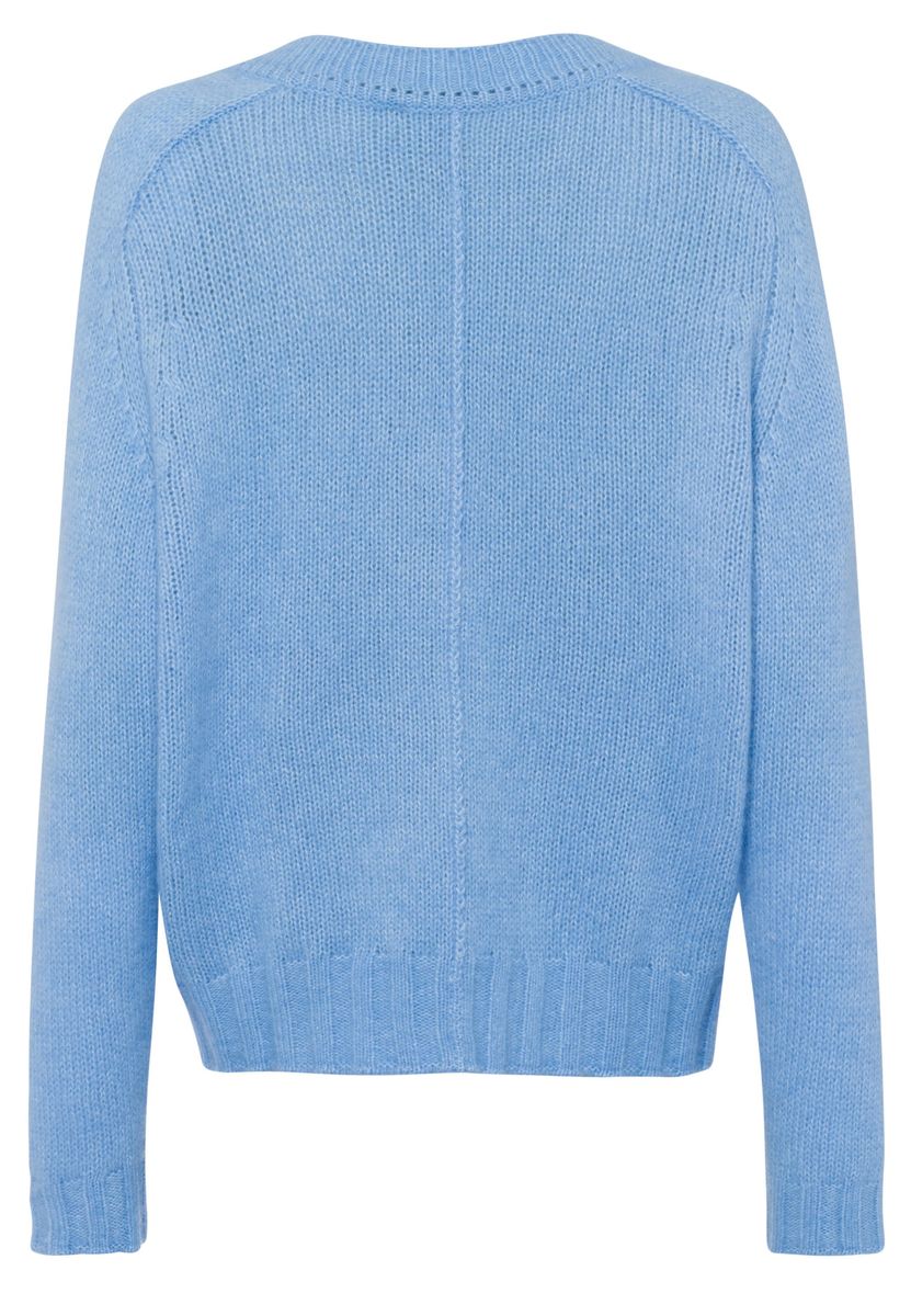 Kaschmir-Pullover mit V-Ausschnitt