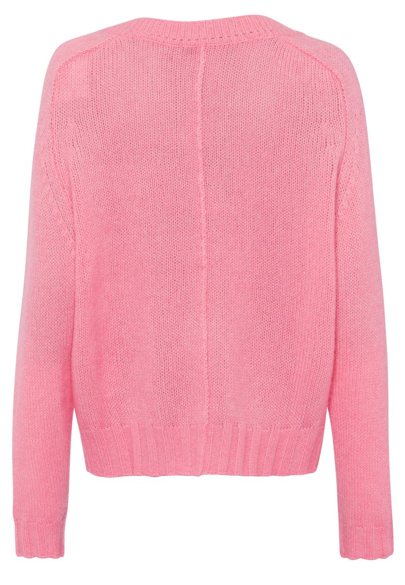 Kaschmir-Pullover mit V-Ausschnitt