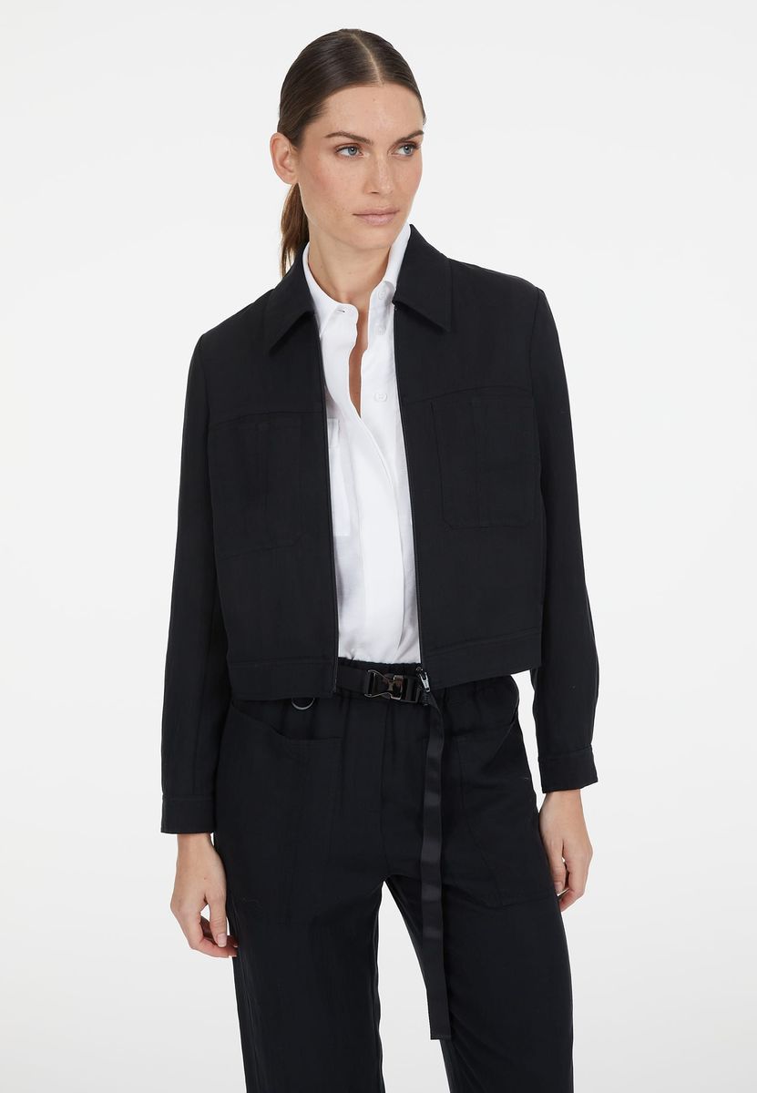 Jacke aus Tencel-Twill