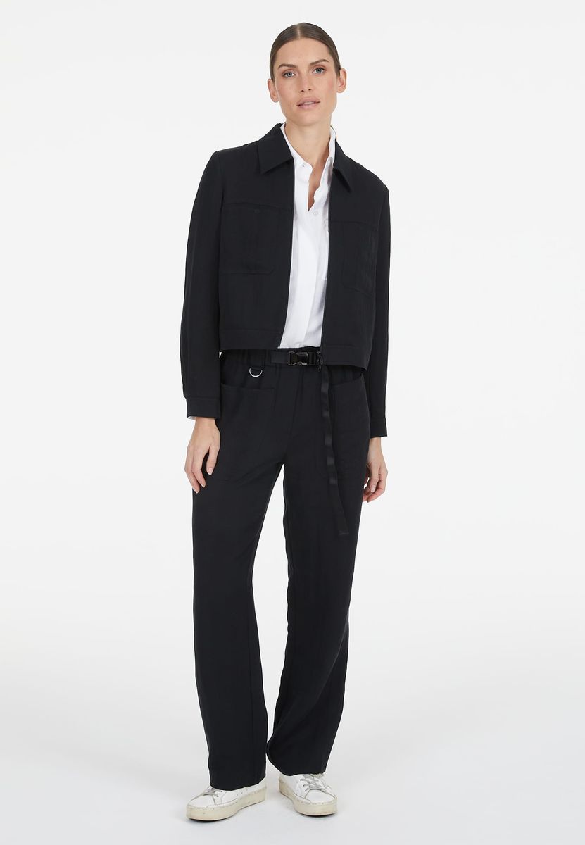 Jacke aus Tencel-Twill