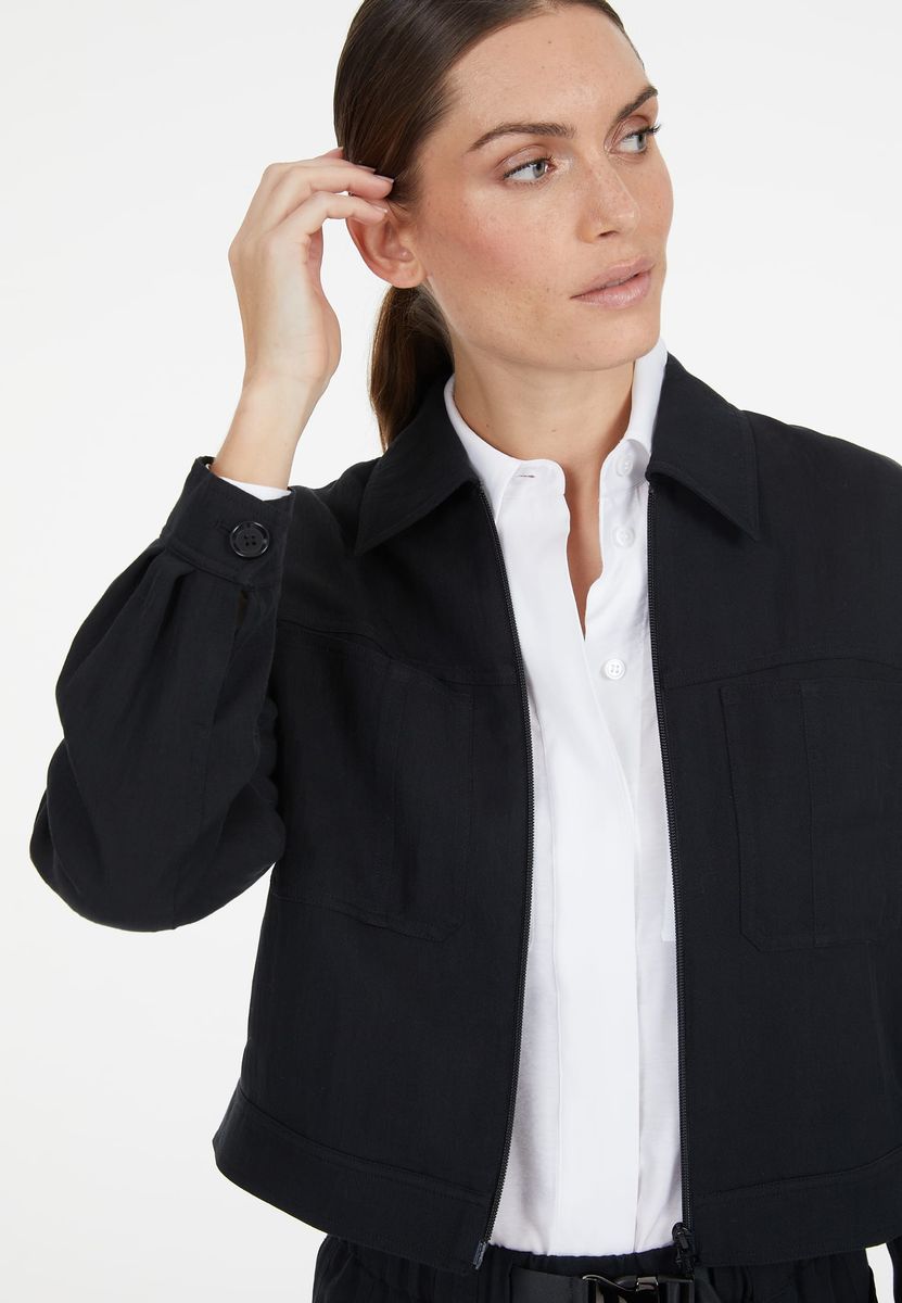 Jacke aus Tencel-Twill