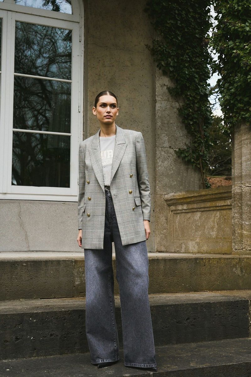 Blazer mit Karomuster