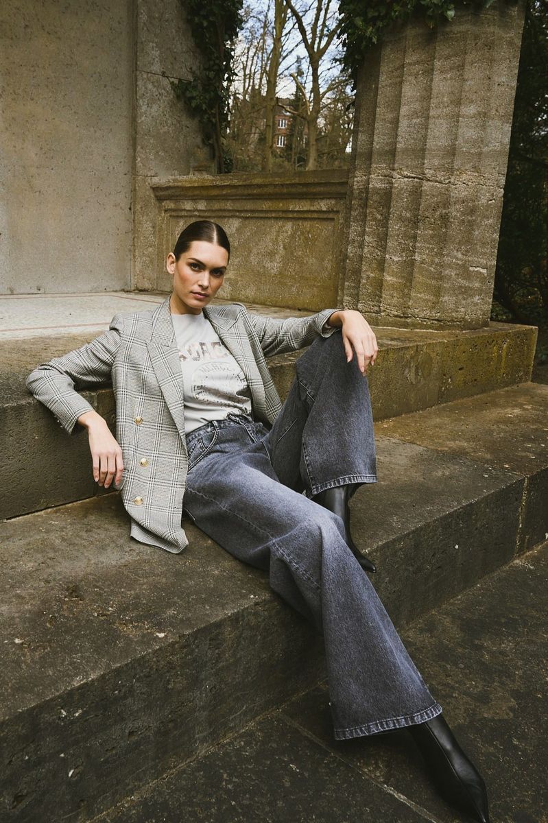 Blazer mit Karomuster