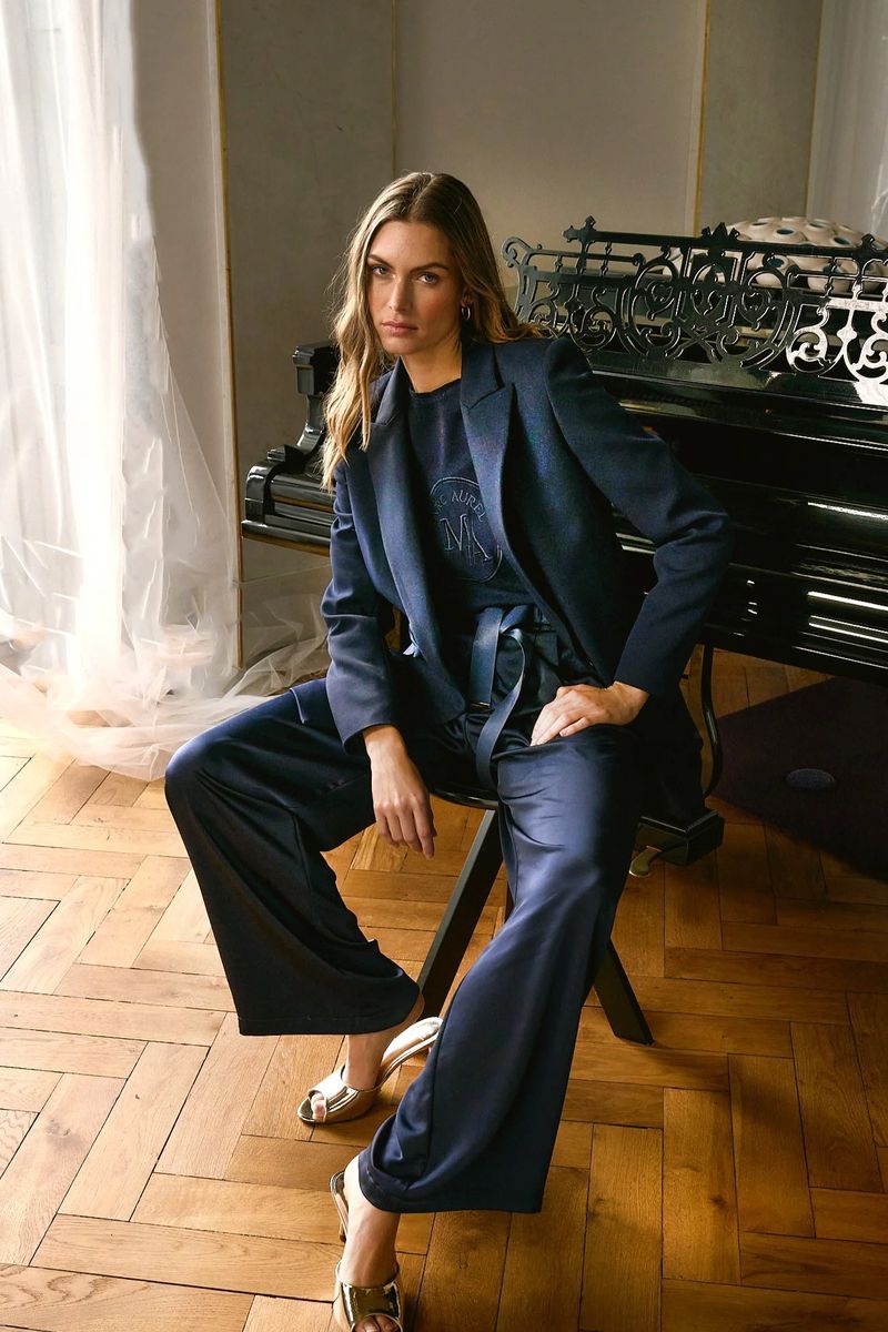 Blazer aus elatischem Twill