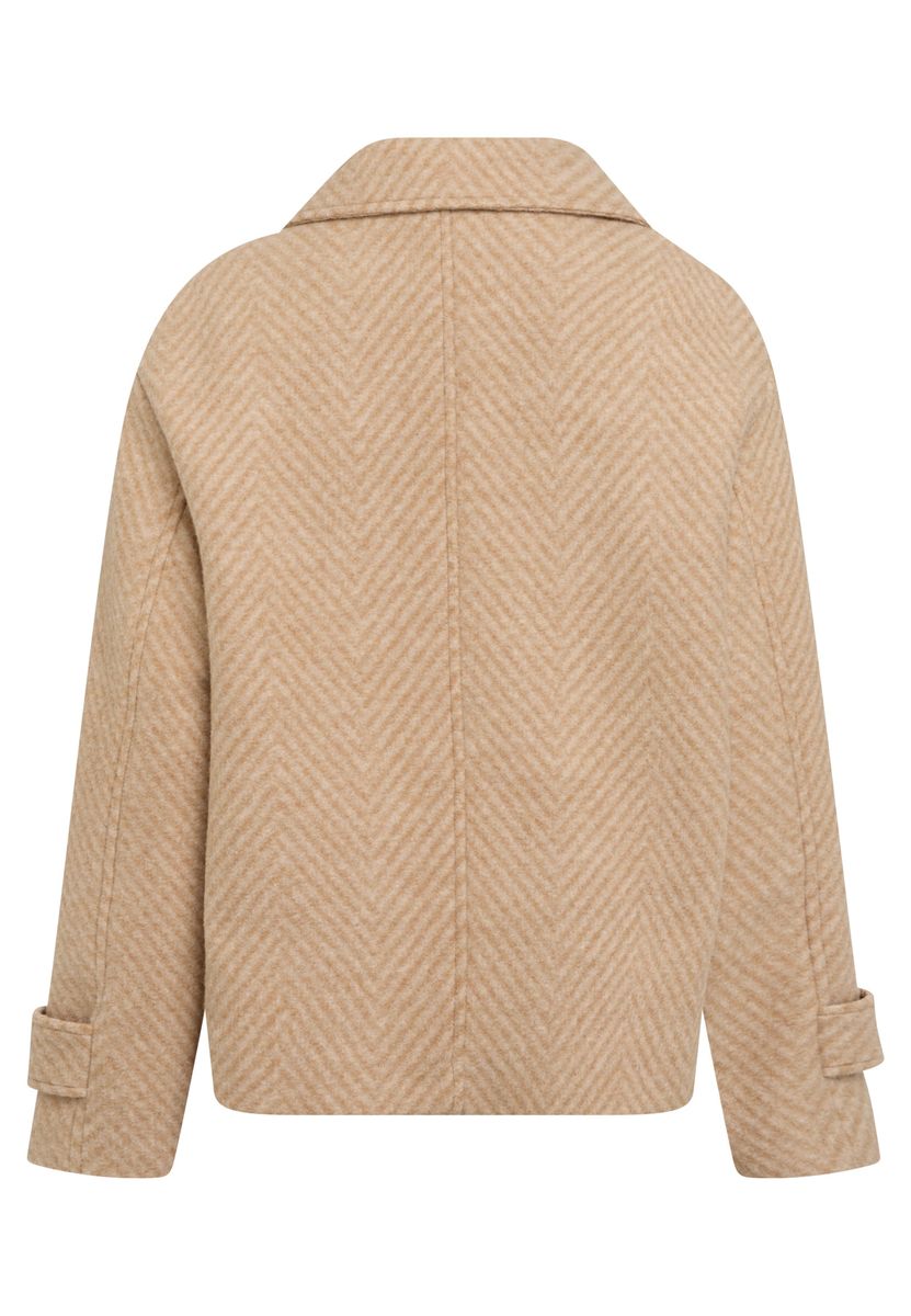 Cabanjacke mit Fischgratmuster