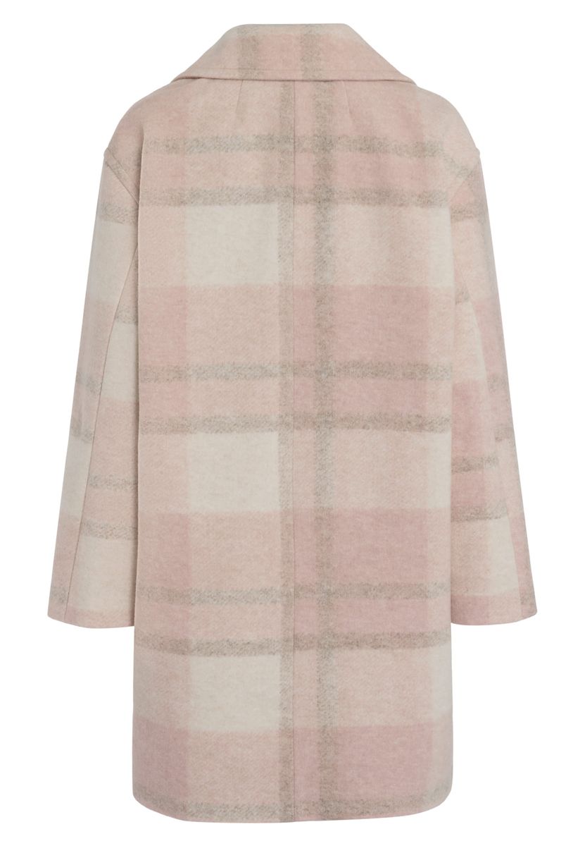 Mantel mit großem Karomuster