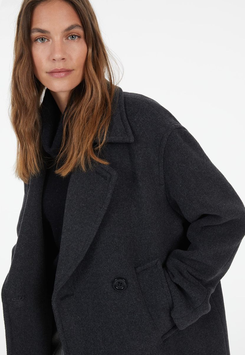 Mantel aus italienischer Wollmischung