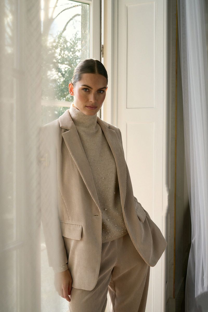 Blazer aus leichtem Cord