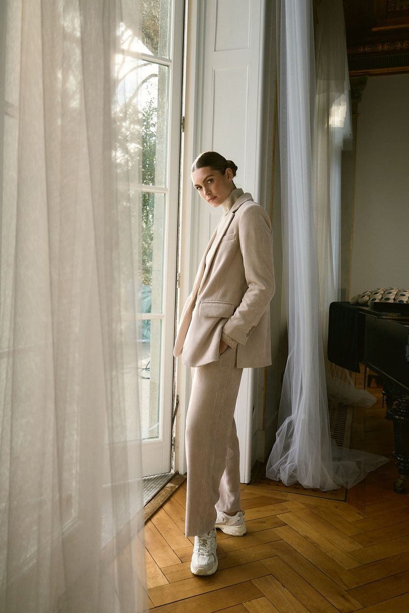 Blazer aus leichtem Cord