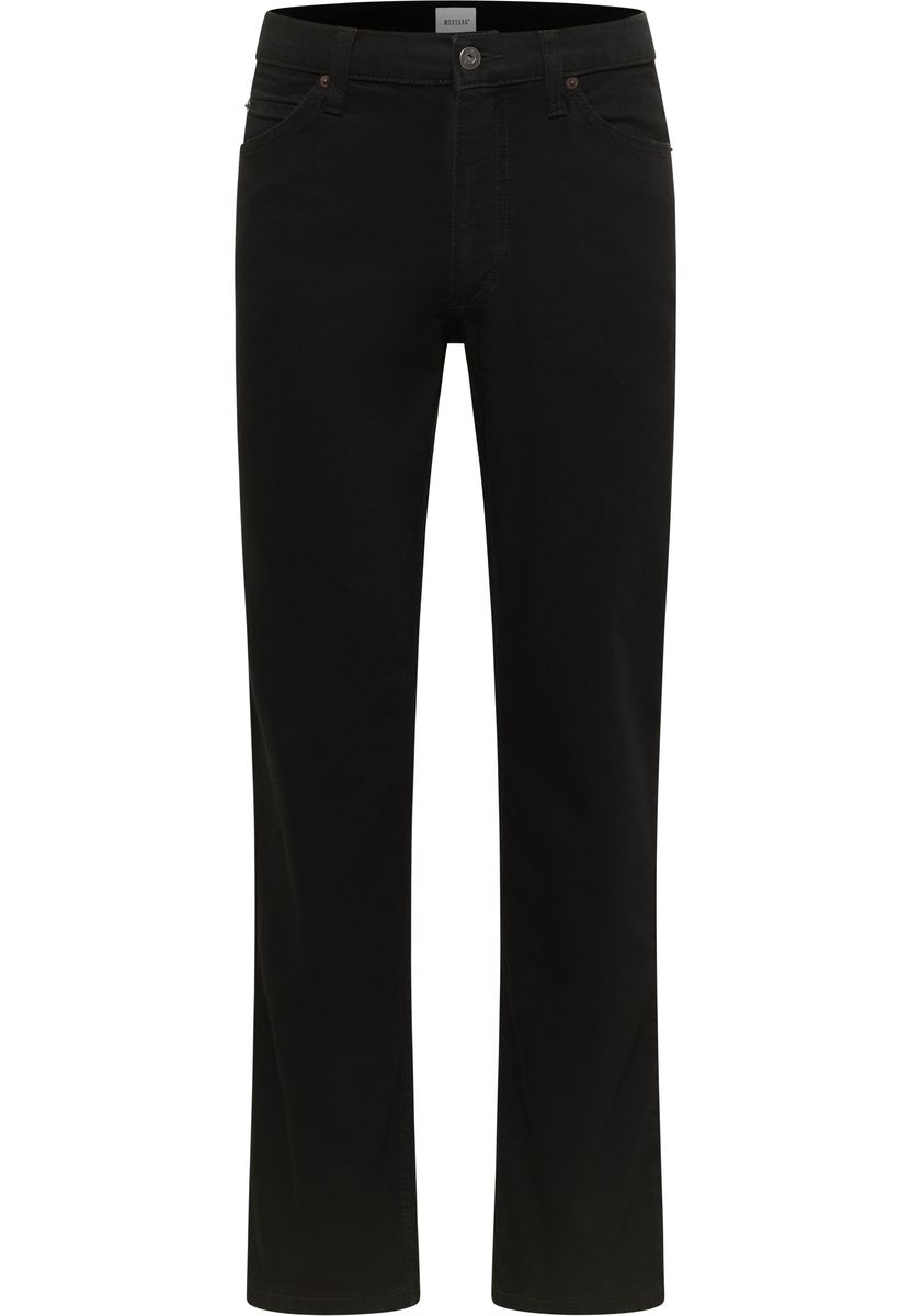 Klassische Jeans mit geradem Bein in Schwarz