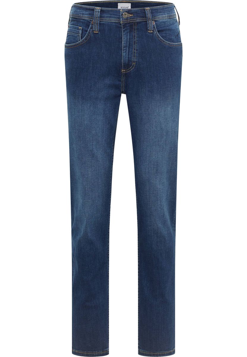 Klassische Jeans mit geradem Bein in mittlerer Waschung