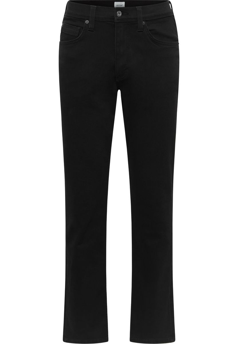 Klassische Straight-Leg Schwarze Jeans