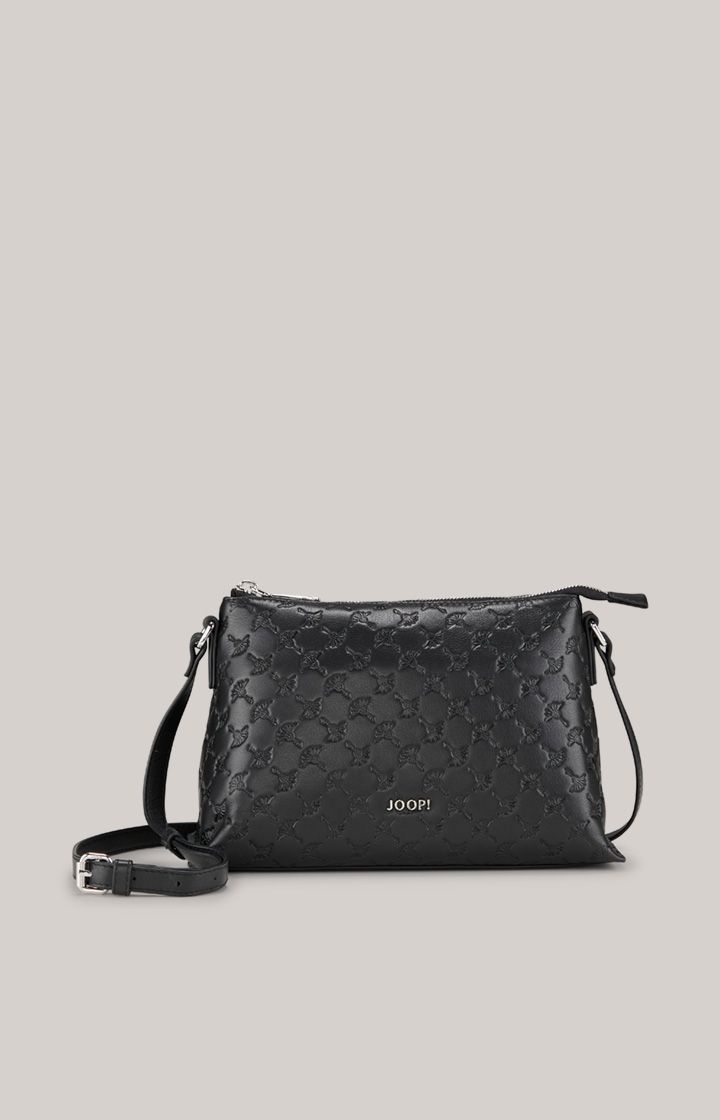 JOOP! Leggero Stampa Karlie schwarze Umhängetasche mit Kornblumenmuster