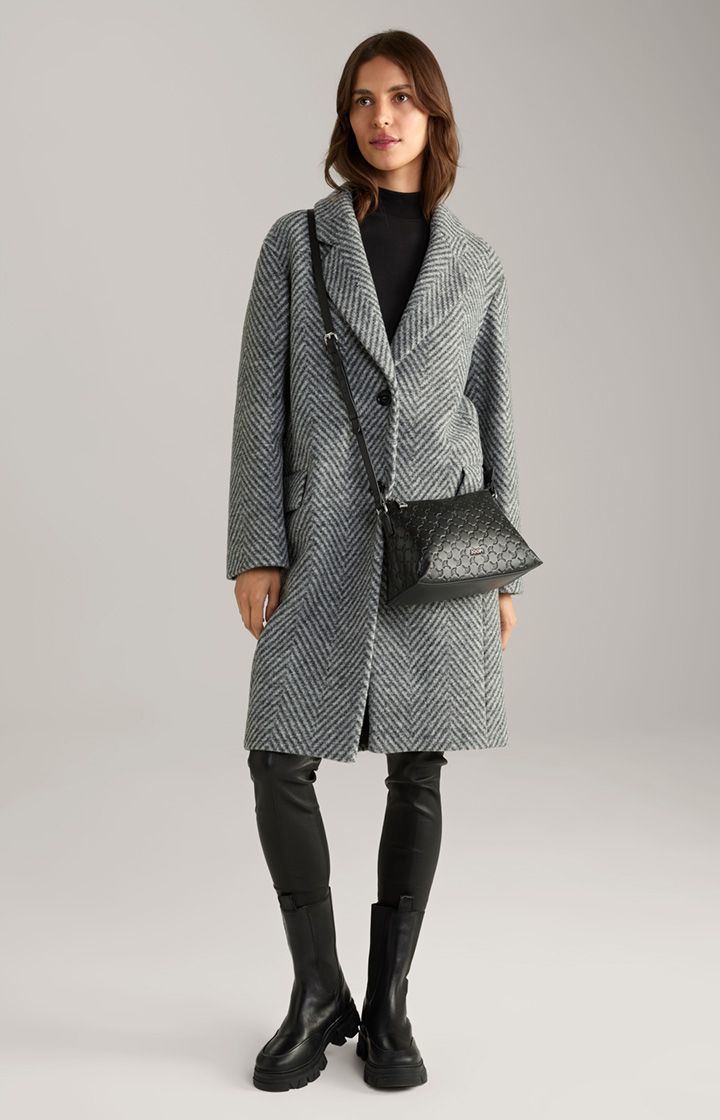 JOOP! Leggero Stampa Karlie schwarze Umhängetasche mit Kornblumenmuster