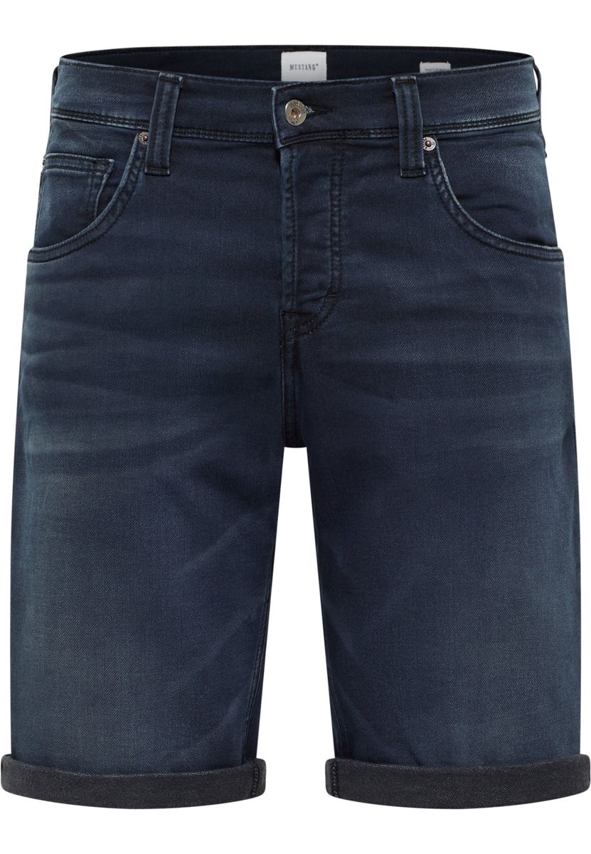 Dunkelblaue Denim Chicago Shorts