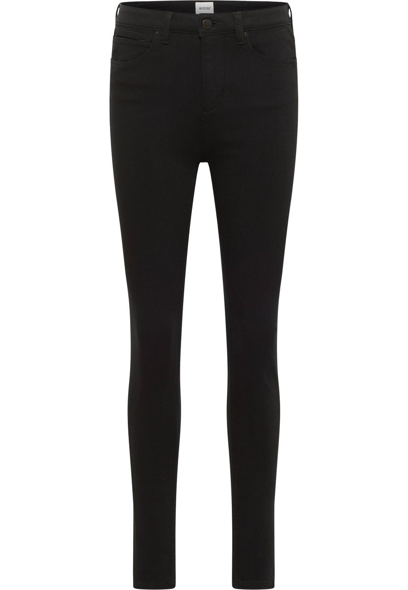 Super Skinny High-Waist Schwarze Jeans
