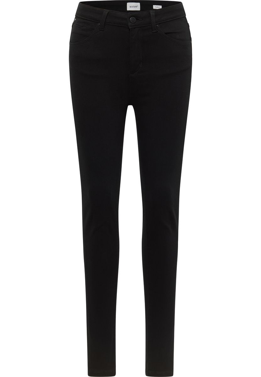 Super Skinny High-Waist Schwarze Jeans