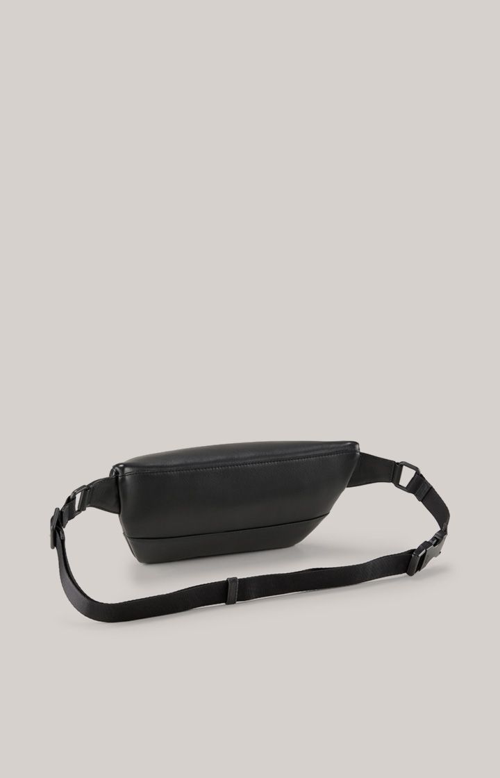 Joop! Manciano Leo Schwarze Gürteltasche aus Leder Crossbody Bauchtasche