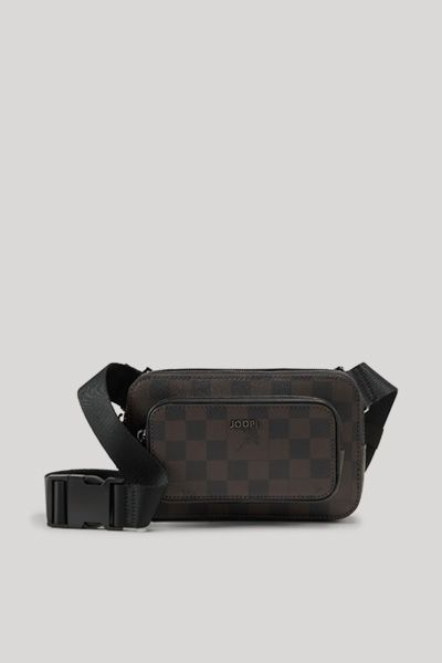 JOOP! Cortina Piazza Emir Gürteltasche in Dunkelbraun/Schwarz