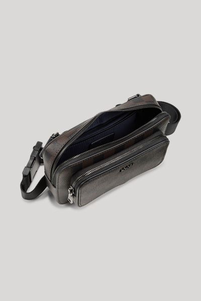 JOOP! Cortina Piazza Emir Gürteltasche in Dunkelbraun/Schwarz