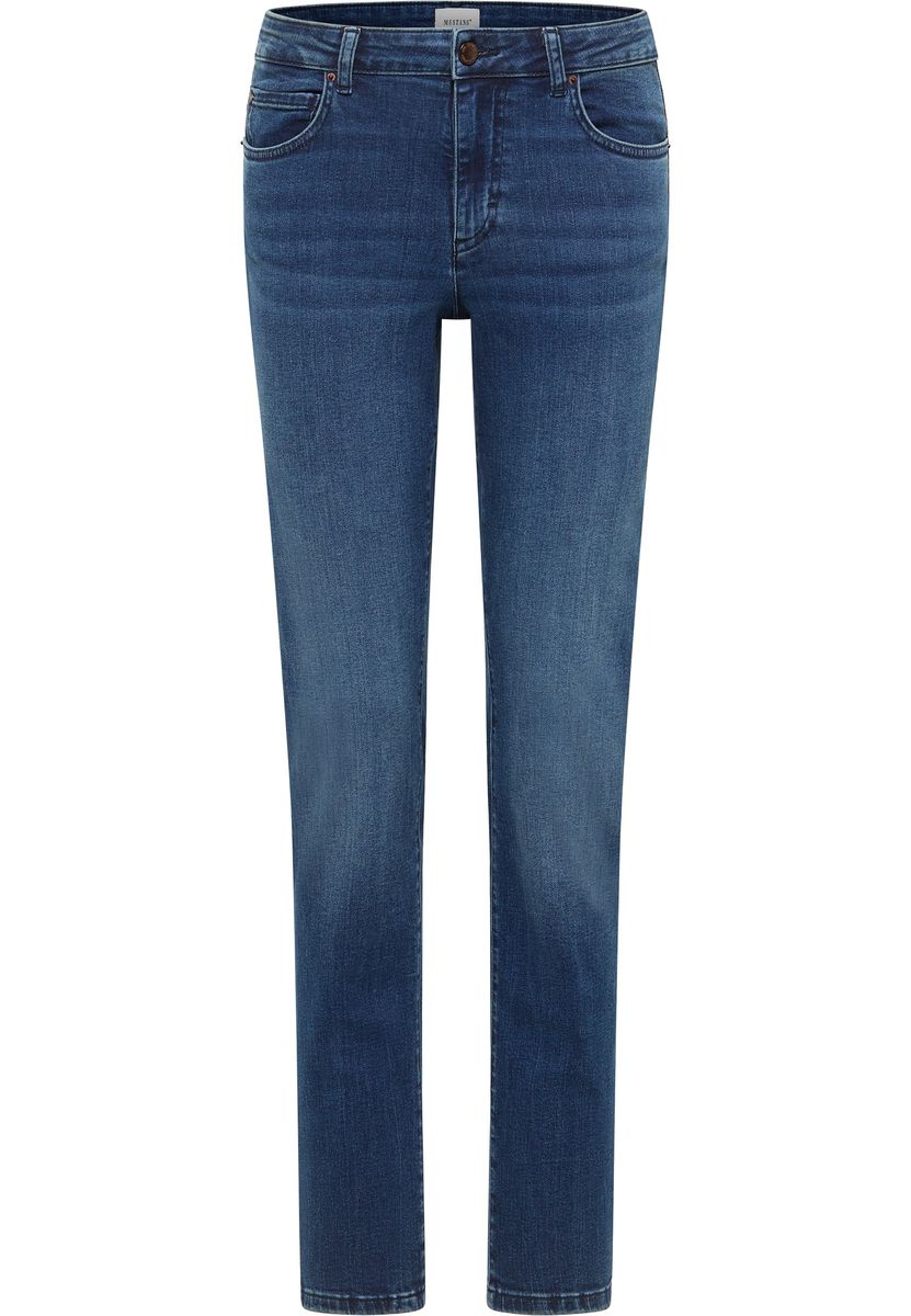 Lässige, schmale Jeans in dunkler Waschung