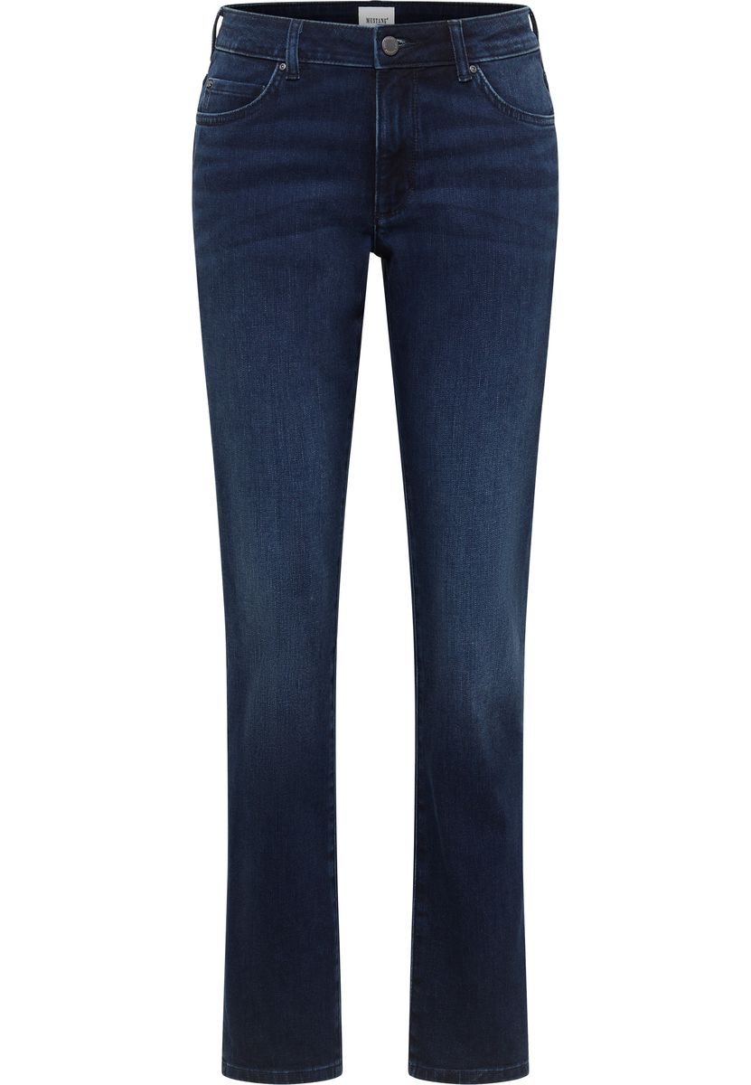 Lässige, schmale Jeans in dunkler Waschung