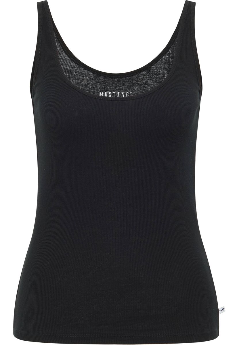 Essential Geripptes Strick Tanktop