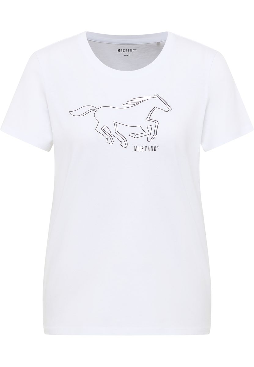 Klassisches Logo Baumwoll T-Shirt