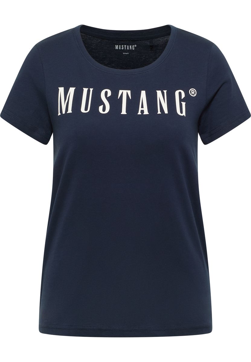 Lässiges Baumwoll-T-Shirt mit Logo-Print
