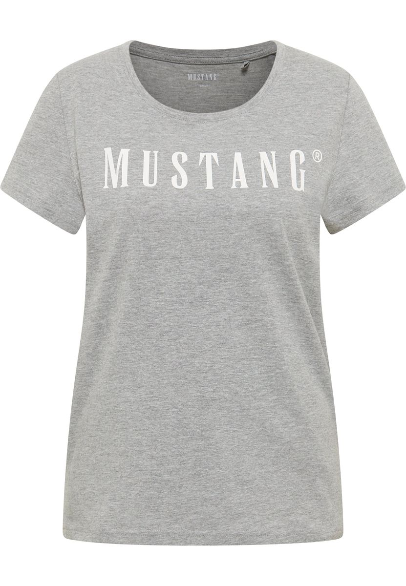Klassisches T-Shirt mit Rundhalsausschnitt und Print