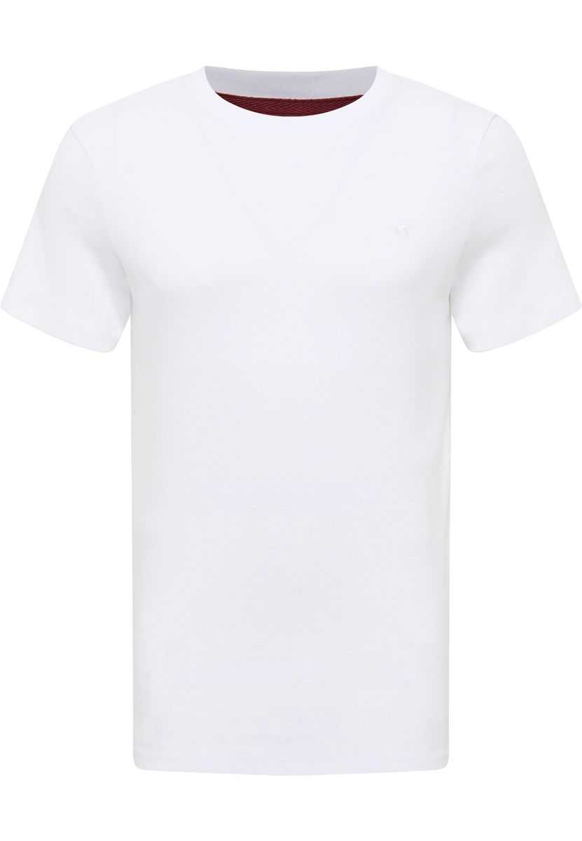 Klassisches Baumwoll T-Shirt mit Rundhalsausschnitt