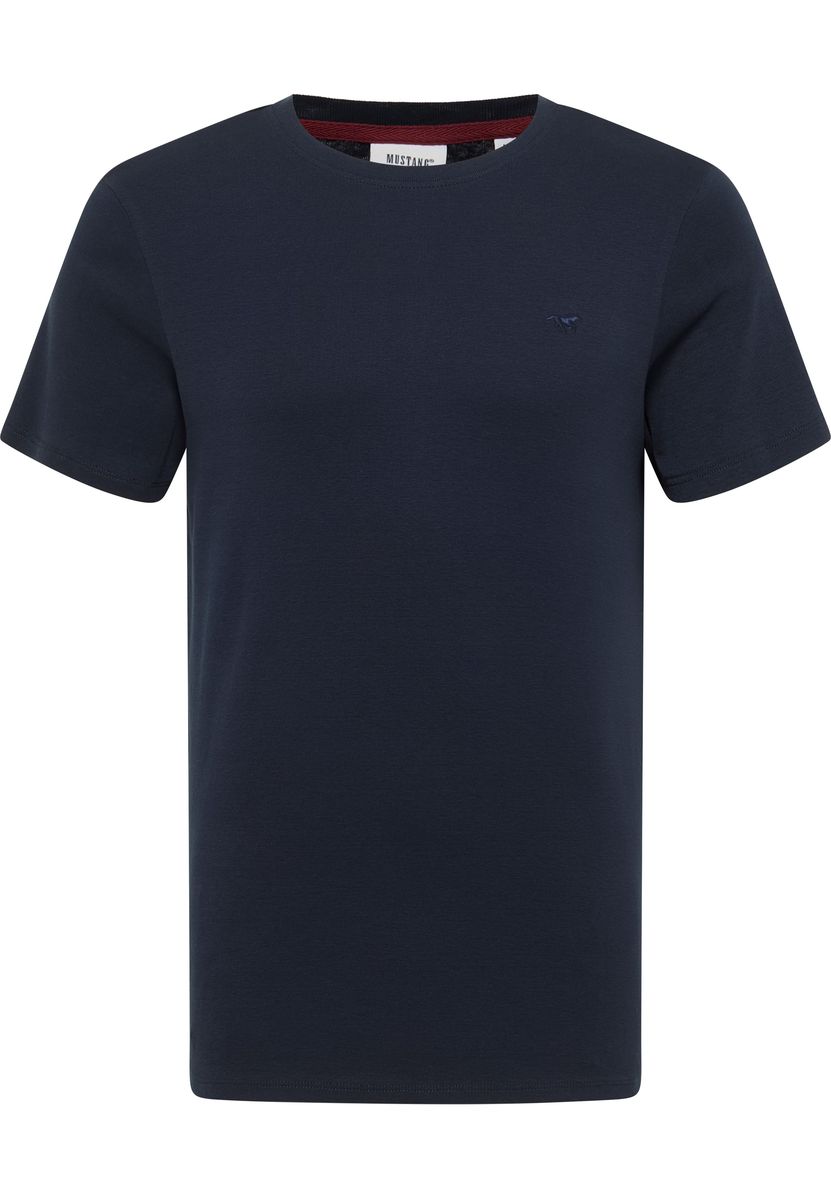 Klassisches Baumwoll T-Shirt mit Rundhalsausschnitt