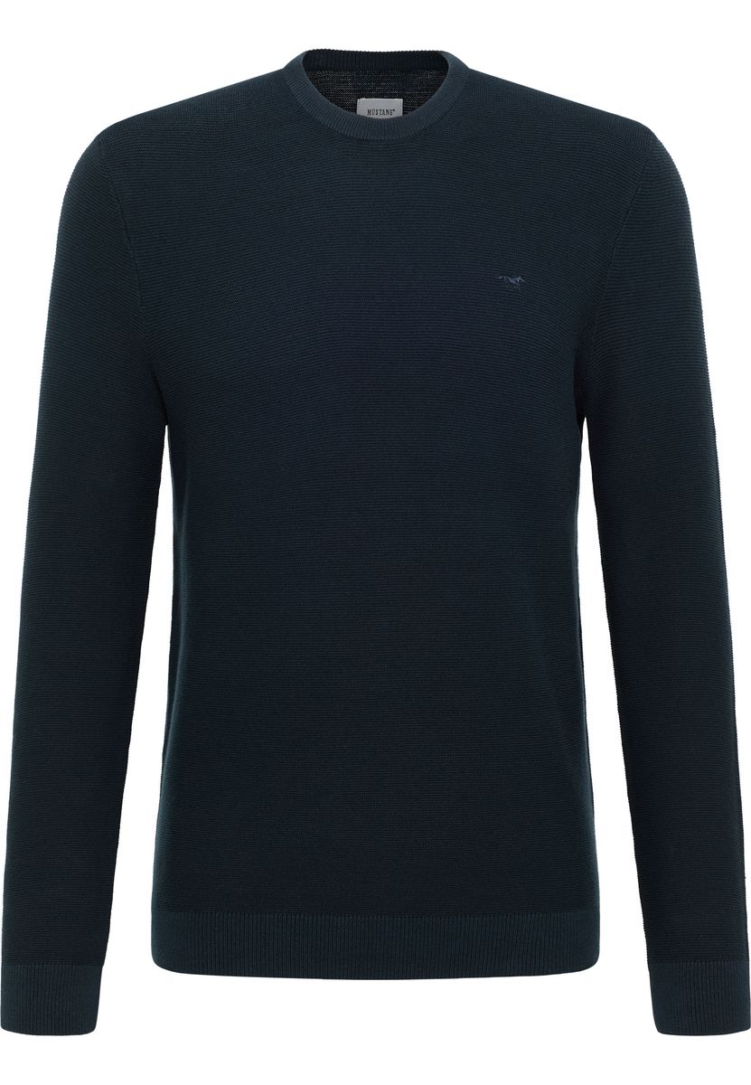 Langärmliger Strickpullover mit Struktur