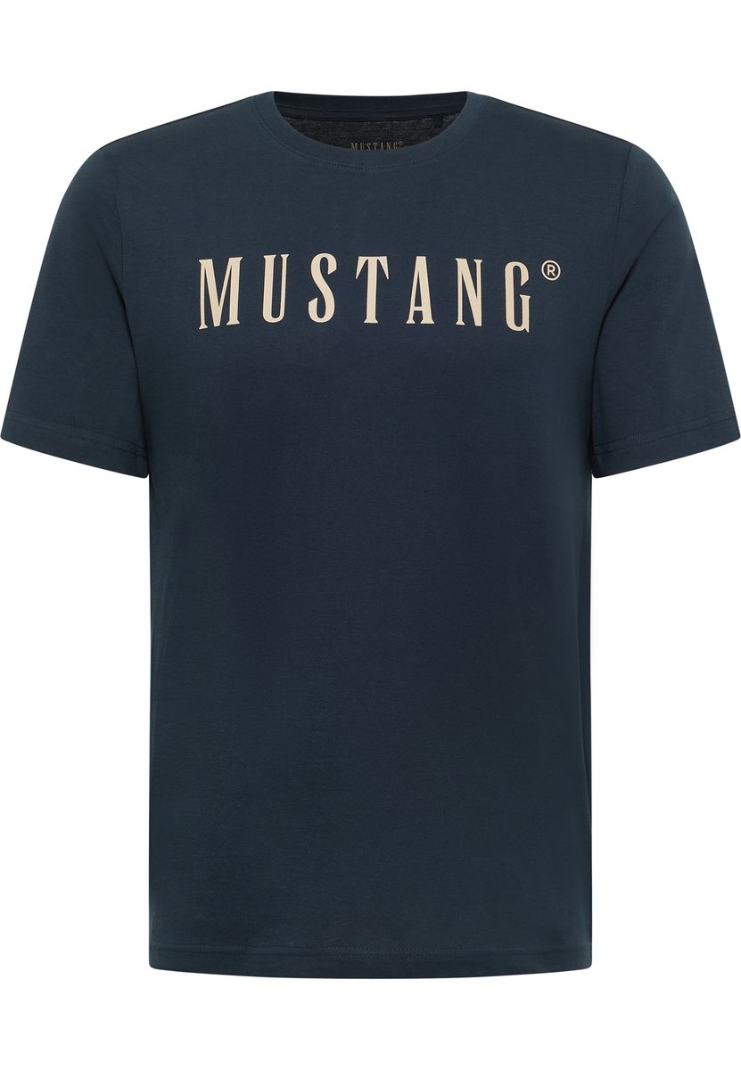 Klassisches T-Shirt mit Logo-Rundhalsausschnitt