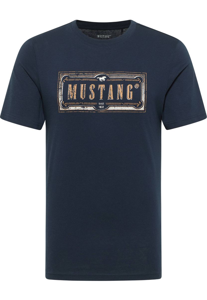 Klassisches T-Shirt mit Logo-Rundhalsausschnitt