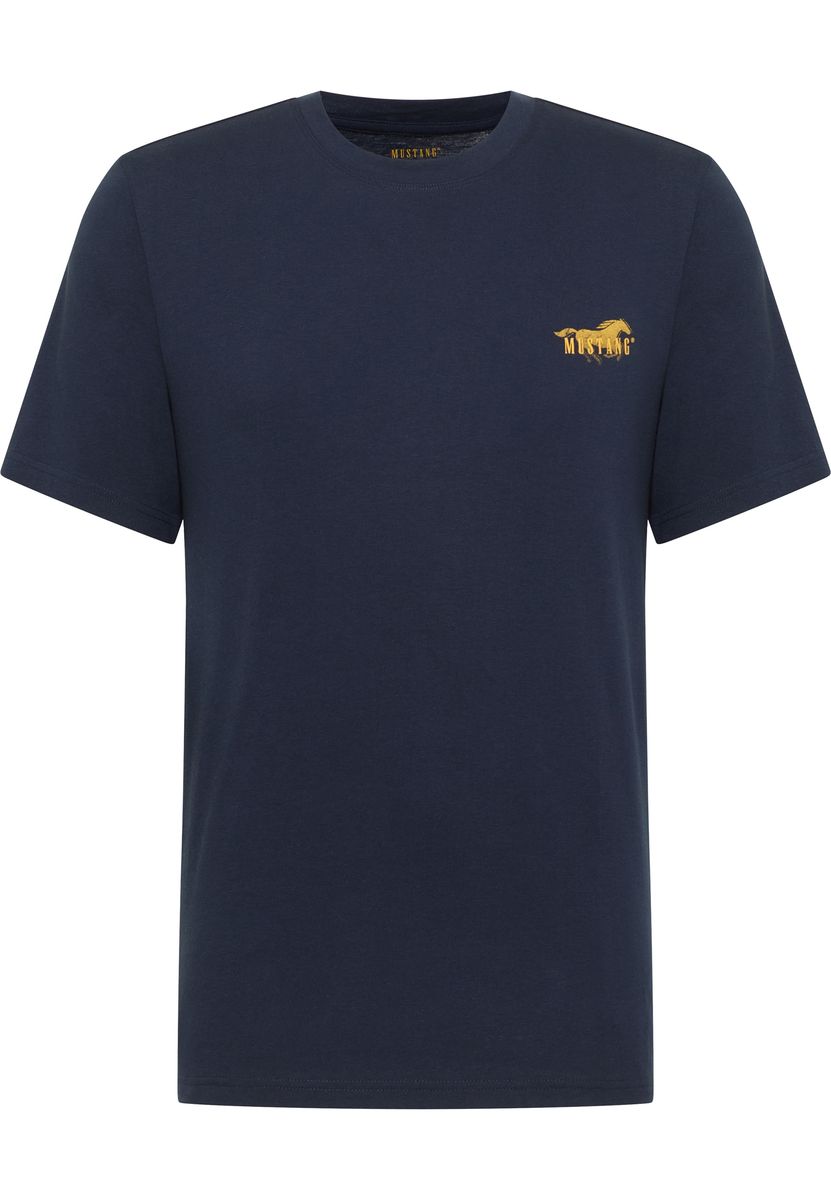 Klassisches T-Shirt mit Logo-Rundhalsausschnitt