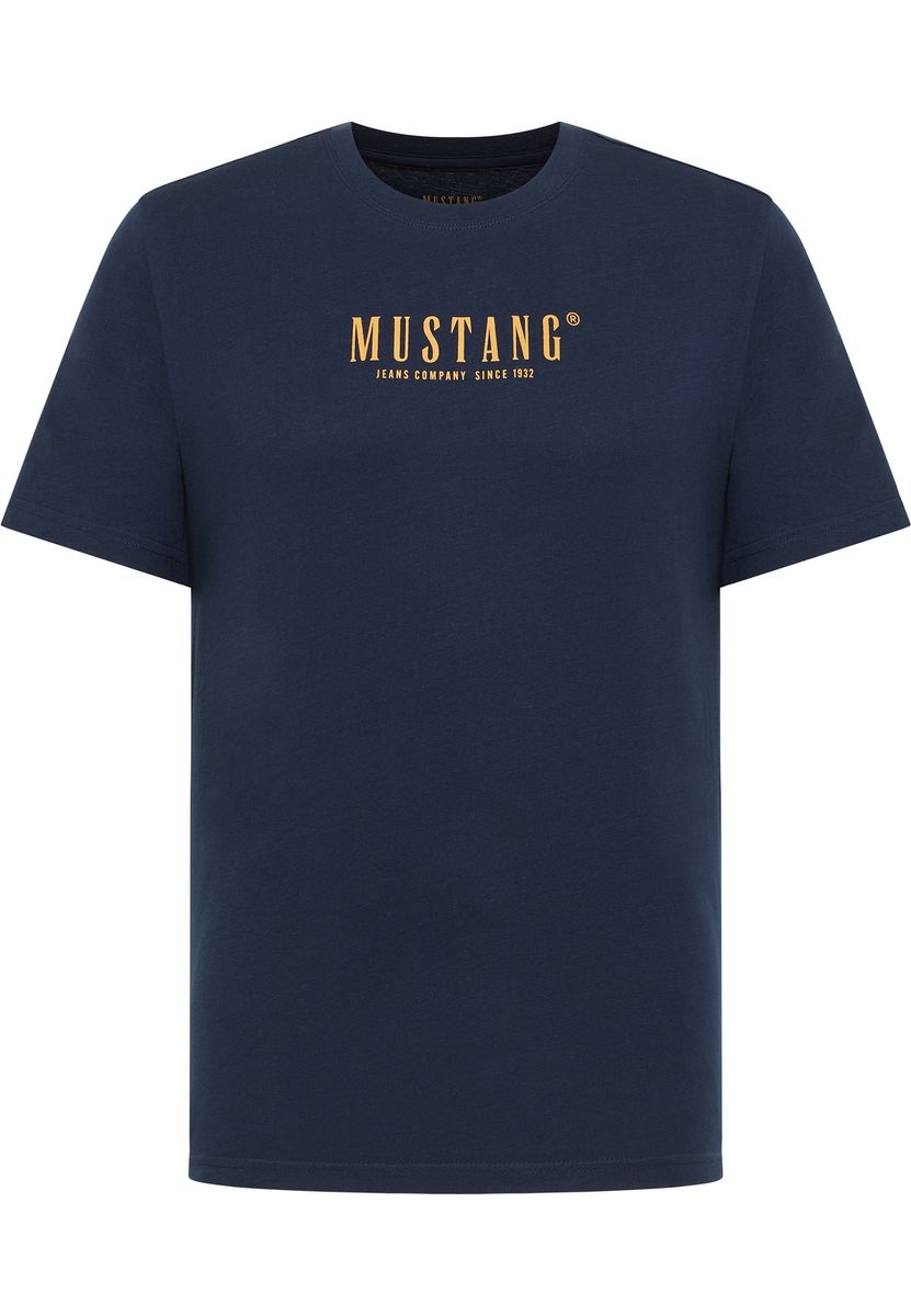 Klassisches T-Shirt mit Logo-Rundhalsausschnitt