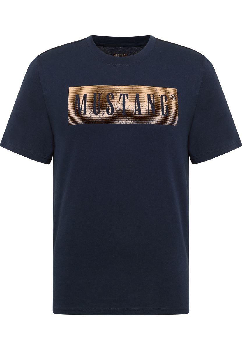 Klassisches T-Shirt mit Logo-Rundhalsausschnitt