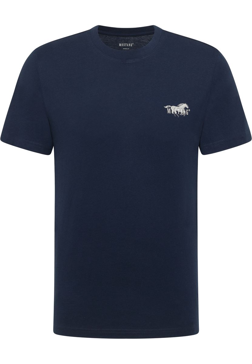 Klassisches T-Shirt mit Logo-Rundhalsausschnitt