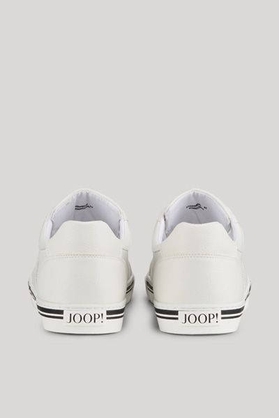 JOOP! Misto Ice Weiße Sneaker in Lederoptik mit Lochmuster
